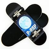 P-Rep Night 30mm Graphic Complete Wooden Fingerboard w CNC Lathed Bearing Wheels