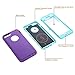 Iphone 6 Plus Case Lordther(TM) Shock-resistant Dustproof Armor Case Cover [ONLY for Iphone 6 Plus] (purple+blue)