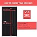 Lebefe Hands-Free Mesh Magnetic Screen Door With Strong Magnets 34”W x82”H (Fits Doors Up To 32