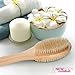 Bath Brush With Double Sided Head & FREE Hanging Hook. A Body Brush is Perfect for Exfoliating and Dry Brushing. Our Long Handled Back Brush Is The Best Shower Brush/Back Scrubber For Men And Women!