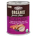 Organix Butcher and Bushel Organic Carved Turkey Dinner with Fresh Carrots and Sweet Potatoes for Pets, 12.7 Ounce