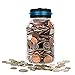 Sunsbell Coin Bank Savings Jar Coin Digital Counting Money Box, Automatic Coin Counter LCD Display (Dollar)