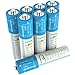 Baseline Battery 12 AAA Ni-MH 400mAh Rechargeable Batteries 1.2V for Garden Solar Light, Remotes, Small appliances AAA NIMH