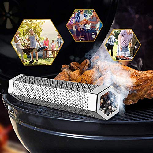 Zhenwo Kaltrauchgenerator Edelstahl, Barbecue Raucherzeuger, Kaltraucherzeuger Für Räucherofen, Räuchern Von Fleisch… – Bild 6
