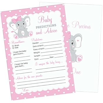 Amazon Com Pink Elephant Baby Shower Games For Girl Baby Shower