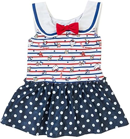Amazon Co Jp ハローキティ ワンピース水着 セーラー 110cm おもちゃ