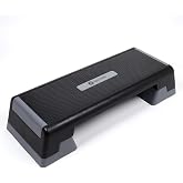Body Sport&reg; Aerobic Step &ndash; Step Aerobics Platform &ndash; Workout Equipment &ndash; Exercise Step Platform &ndash; Gray/Black