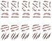 Yusongirl Halloween Realistic Fake Bloody Wound Stitch Scar Scab Waterproof Temporary Tattoo Sticker for Hallowmas Masquerade Prank Makeup Props 10 Sheets
