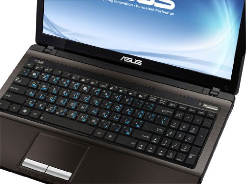 ARABIC KEYBOARD LABELS ON TRANSPARENT BACKGROUND WITH BLUE LETTERING (14X14)