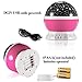 Rotating Night Light,Ferryone Romantic Sky Moon & Cosmos Cover Projector Night Lighting for Children Adults Bedroom, Mood/Decorative Light, Baby Nursery Light, Living Room Gift (Pink)