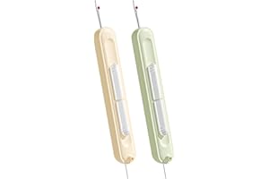 NAILAND Upgraded 2 in 1 Needle Threaders Seam Ripper,Threader for Hand Sewing Sewing Supplies,Stretchable Remover Tool for Hand Sewing,Knitting,Cross Stitch,Embroidery,Thread Removal (White+Green)