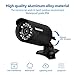 ISEEUSEE 720P Video Security Camera 1.3MP 1200TVL Indoor/Outdoor Night Vision Bullet Video security Cameras- Black