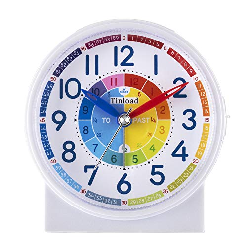 Tinload Analog Alarm Clock for Kids, Telling Time