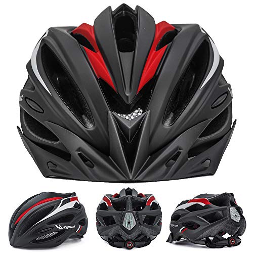 Victgoal Bike Helmet for Adults Men Women Bicycle Helmets with Visor and LED Light Lightweight Mountain Bike and Road… - Image 3