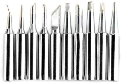 Eagles 10pcs Lead-Free Soldering Iron Tips 900M-T for Hakko, ATTEN, Quick, Aoyue, Yihua, Lukey 852D Soldering rework Station,Soldering Gun, Welding Solder Tips