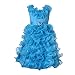 Richie House Girl's Princess Bridal Dress RH1937-E-6/7 Turquoise