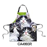 HUGSIDEA Pet Dogs Print Women Home Kitchen Cooking Apons (Goldern retriever)