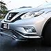 BEHAVE Car Fog Light Covers, Front Fog Light Kit for Cars Fit for Nissan Murano 2015 2016 2017 2018,Pack of 1 Pair of Chrome Trim Fit for Nissan Fog Lights
