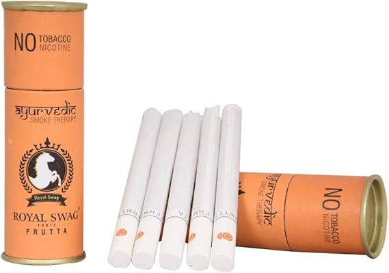 Amazon Com Royal Swag Herbal Cigarette Frutta 100 No Nicotine No Tobacco 10 Pack Health Personal Care