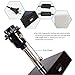 ZEEFO USB Table Lamp, Modern Design Bedside Table Lamps with USB Charging Port, Black Metal Base and Fabric Shade Nightstand Table Lamps is Perfect for Bedroom, Living Room, Study Room (Square)