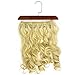 Hair Extension Hanger-Lightweight, Waterproof and Portable, Multi-functional Hanger, Hair Extension Storage, Hair Extension Holder suitable for All Kinds of Hair Extensions, Wigs and Clips (brown)