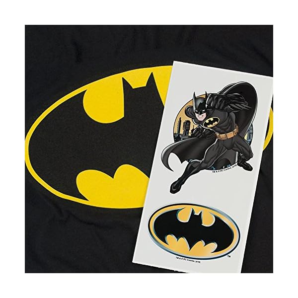 Popfunk Classic Batman Classic Logo Juniors Teen Girls T Shirt & Stickers - Image 7