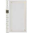 Spiral Bound Photo Album 300 Bi-Directional Memo Pockets Hold 4x6 Photos, White
