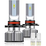 4WDKING 9005/HB3 LED Headlight Bulb, 1+1 Upgrade High Beam/Fog Light with 2Pcs T10, 10000 Lumens Conversion Kit Plug and Play