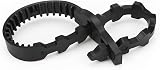 KINGLAKE 10Pcs 30cm Black Tree Straps Adjustable Interlock Garden Ties view 1