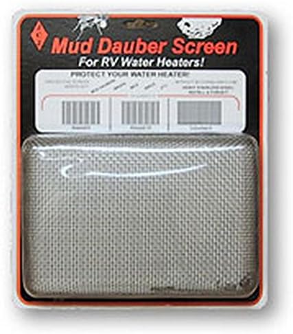 RV Trailer JCJ ENTERPR Mud Dauber Screen Water Heater Bug Screen - RV Appliance