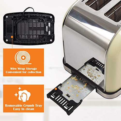 Toaster 2 Slice Toaster Best Rated Prime Stainless Steel Retro Bread