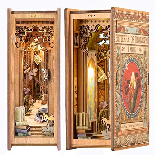 CUTEBEE Book Nook Kit - DIY Miniature House Kit for Adults and Teens ...