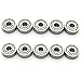 4x12x4 mm Miniature Deep Groove Ball Bearing Steel Model Bearings 604Z 604ZZ 80014 Pack of 10