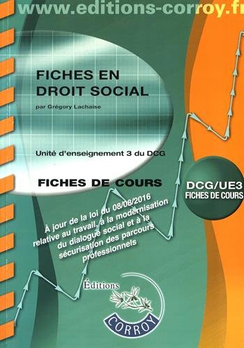 Fiches en droit social by (Paperback)
