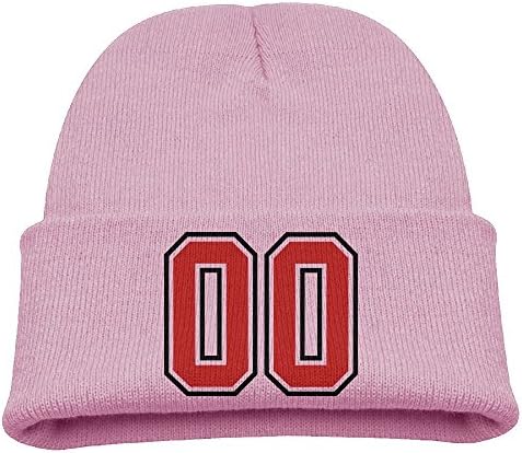 Uanwuquha 00 Sports Jersey Football Number Zero Top Level Unisex Beanie Hat For Cute Baby Boy/Girl Soft Toddler Infant Cap