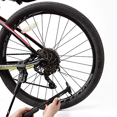 YOUYOUTE Bike Repair Kits with Pump, Mini Bicycle Pump 120 PSI with