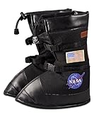 Aeromax Astronaut Boots, size Large, Black, with NASA patches