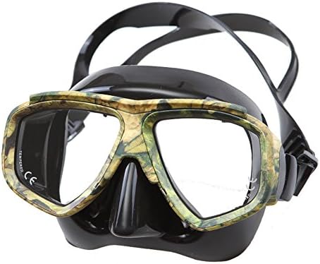 Seaggles New Camouflage Diving Mask for Adults Anti-Fog Snorkel Mask for Military Fans Camouflage Mirror Silicone Lens Snorkeling Goggles Mask