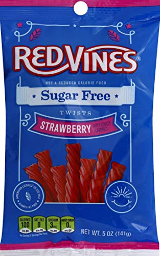 Red Vines Sugar Free Strawberry Licorice Twists 5oz