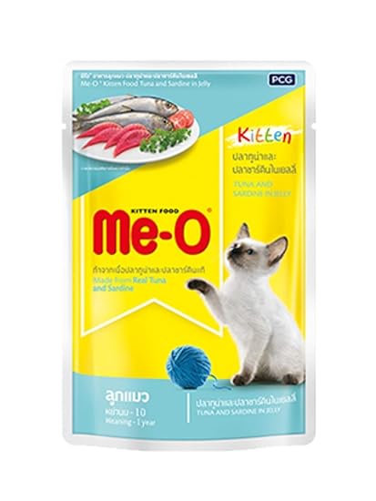 Me O Tuna And Sardine In Jelly Kitten Food 80 Gm Amazon In Pet Supplies