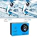 WiFi Action Camera Waterproof Cameras - HD 1080P Underwater Camera Diving 98FT Camcorder with 19PCS Accessories for Kids, Snorkeling, Motorcycle, Bike, Helmet, Car, Ski and Water Sports