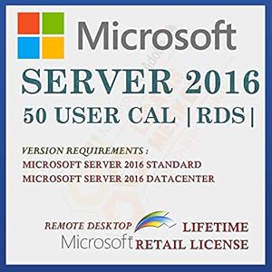 Server 2016 50 CAL Extern bureaublad-gebruikerslicentie | Licentie voor detailhandel | Met factuur | Licentiegegevens en…