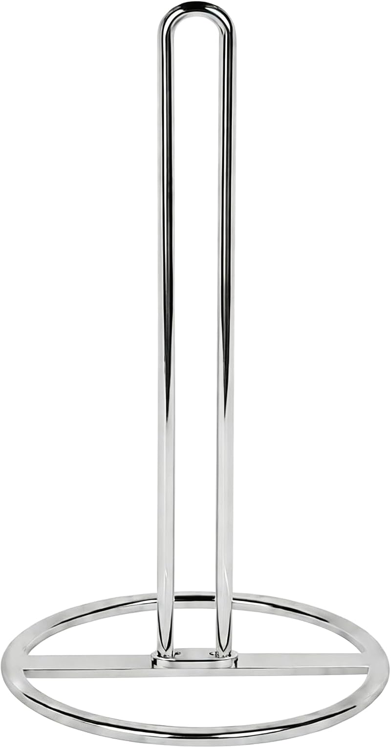 OBODING Paper Towel Holder Stand Stainless Steel Silver 12.5 in