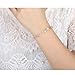 FEDONA 18k Rose Gold-Plated Sterling Silver Diamond Accent Two-Tone Gemstone Tennis Bracelet Diamond Bangle Bracelet