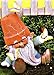 Cracked Pot Garden Gnome with Butterfly 9