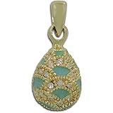 Crystal Spring Drop Miniature Royal Egg Pendant