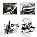 LED Light Bar Mounting Brackets, Rigidhrose 2pcs Universal Hood LED Work Light Bar Mount Bracket Clamp Holder for Jeep Truck Off Road Installed No Need Drilling