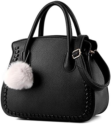 Flake Rain Women's New Fashionable Pure Color Sling Bag Crossbody Bag(Black)
