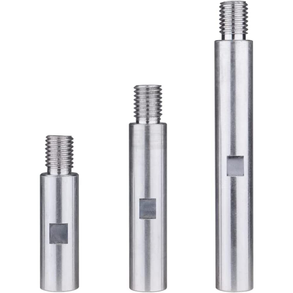 Gasea 3 Packs M14 Thread Angle Grinder Extension Connecting Rod Rotary Extension Shaft Set 75mm 100mm 140mm