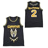 Supereasydeal #2 Black Panther Wakanda Killmonger Movie Basketball Jersey Men Black
